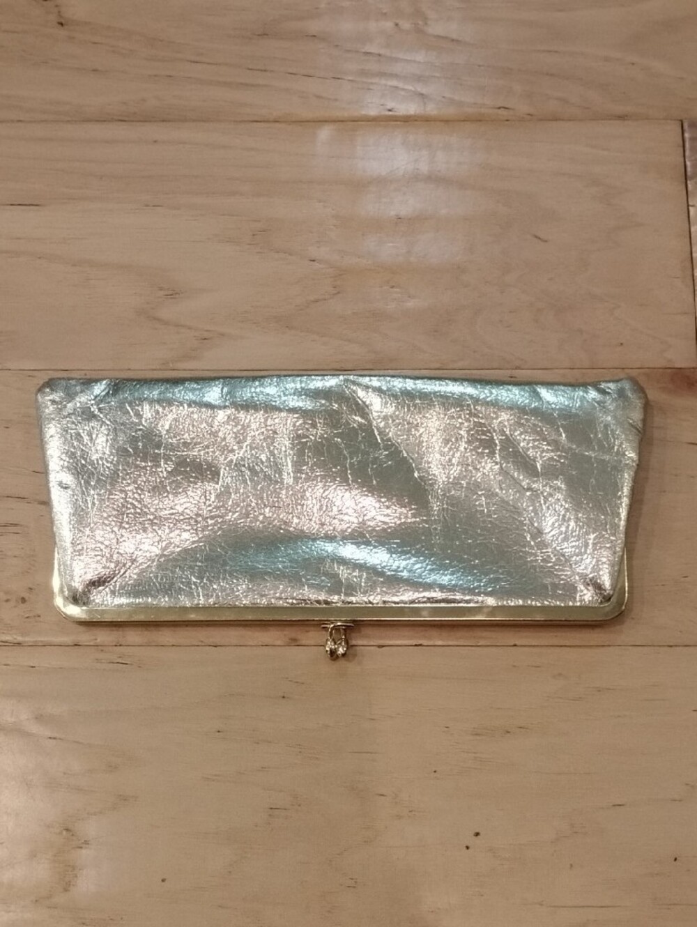 Vintage Metallic Gold Lame Clutch - Picture 3 of 4